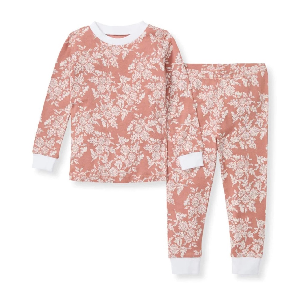 Burt’s Bees Toddler Girls’ Spring Floral Organic Pajama Bundle - Picture 5 of 10
